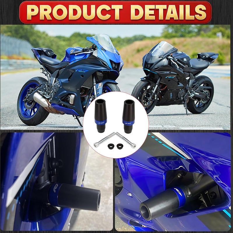 ZIMGLOBAL Frame Sliders for Yamaha YZF R7 (2021-2023) - Crash Protection - Image 3