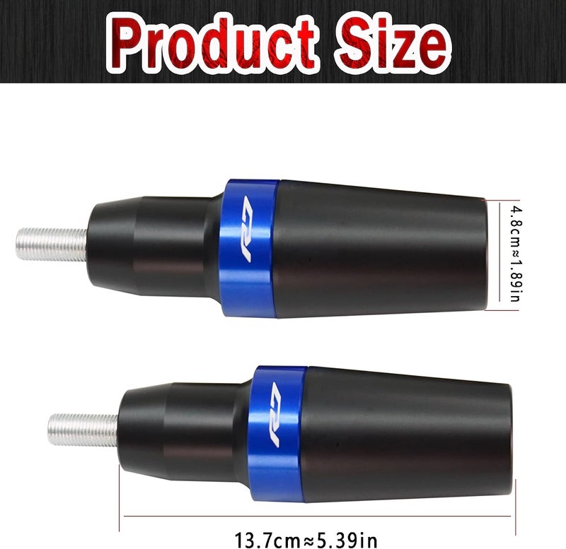 ZIMGLOBAL Frame Sliders for Yamaha YZF R7 (2021-2023) - Crash Protection - Image 2
