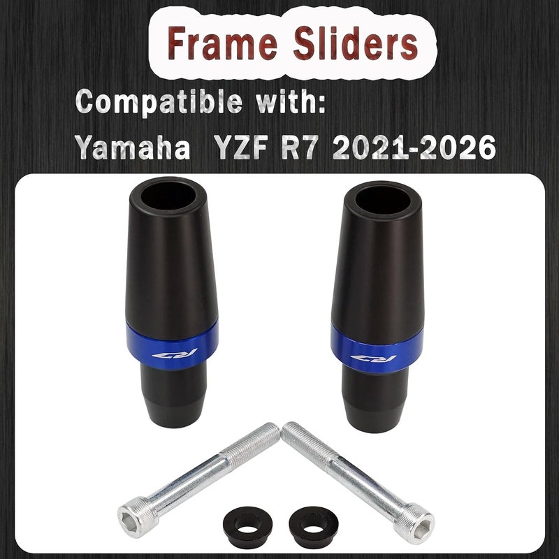 ZIMGLOBAL Frame Sliders for Yamaha YZF R7 (2021-2023) - Crash Protection - Image 4