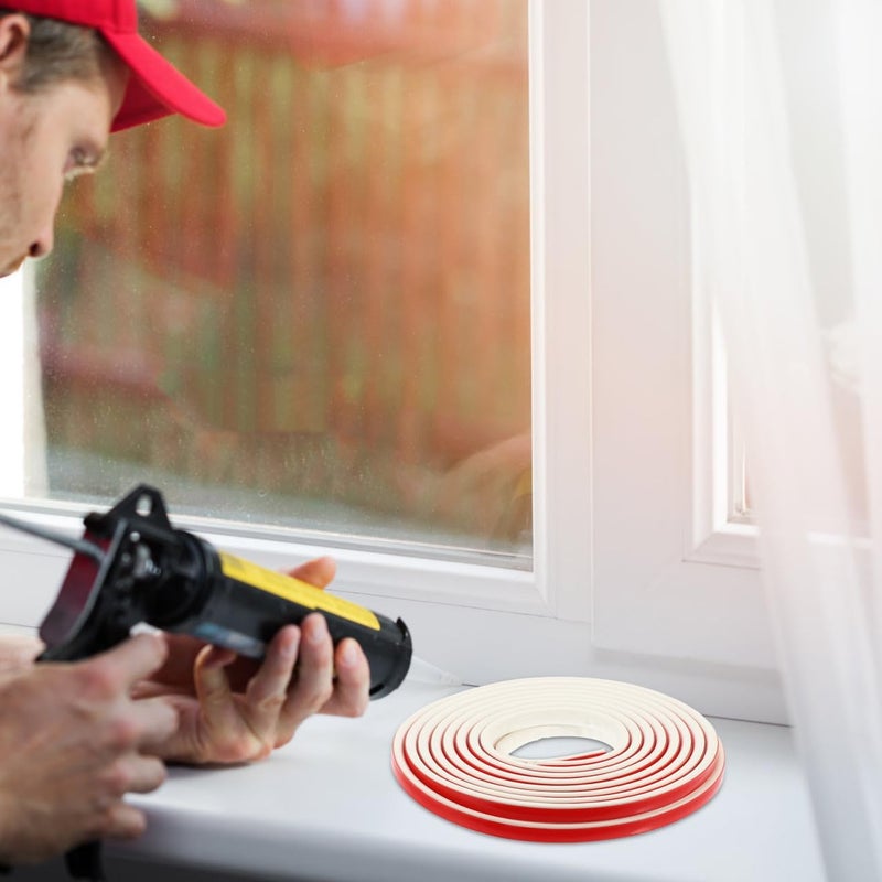 ABOOFAN Thick Door Weather Stripping 6m Door Insulation Strip Foam Insulation Tape Perforated for Sound Reduction - Image 5