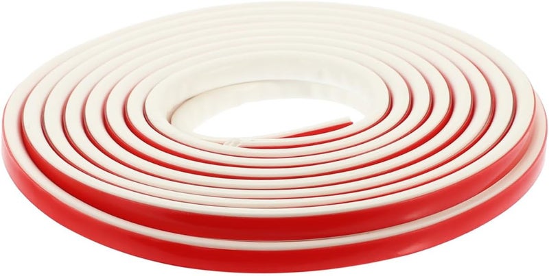 ABOOFAN Thick Door Weather Stripping 6m Door Insulation Strip Foam Insulation Tape Perforated for Sound Reduction - Image 1