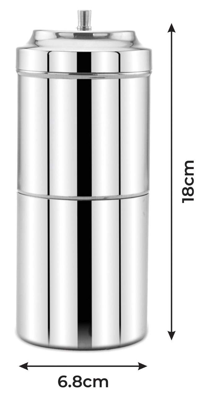Expresso Stainless Steel South Indian Filter Coffee/Kaapi Drip Maker (250 ML) - Image 3