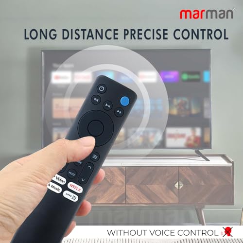 marman® Compatible with Mi Redmi Fire Tv Remote Control L32R8-FVIN L43R8-FVIN Models Original Suitable for HD Ready LED Smart Android Television Without Voice Command and Google Assistant - Image 4