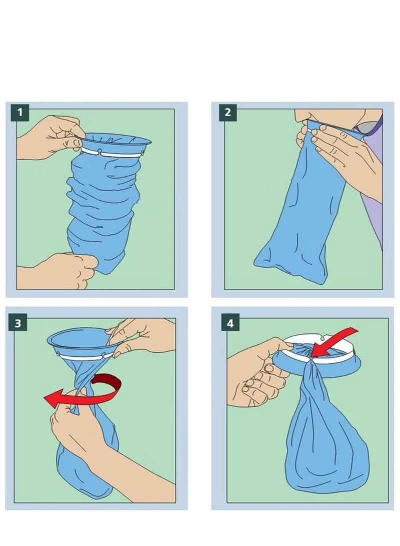 10 Pack Disposable Emesis Bags, Vomit Bags for Travel and Motion Sickness,1000 ml - Image 2