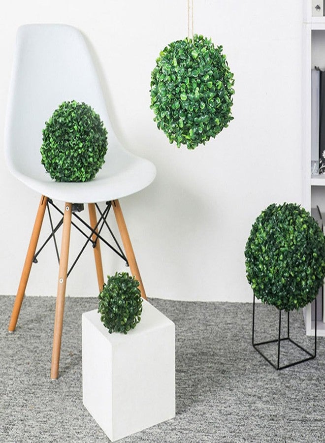 Amosfun 2Pcs Topiary Ball Frames 7.87 Inch Plastic Flower Arrangement Ball Stand Decorative Grass Cage for Garden Wedding Party Home Decor - Image 4