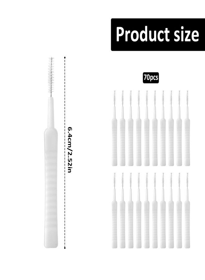 Eldraqth 70 Pcs Shower Head Cleaning Brush Gap Hole Anti-Clogging Cleaning Brush Multipurpose Shower Head Cleaner Tool Crevice Tiny Brushes for Small Hole - Image 4