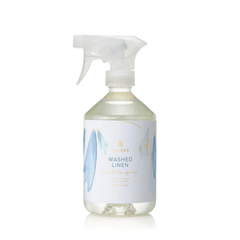 Thymes Countertop Spray - 16.5 Fl Oz - Washed Linen - Image 1