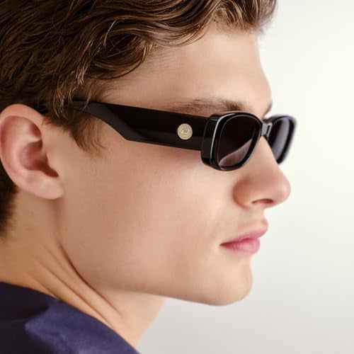 Le Specs Unreal! Sunglasses - Black, Rectangle, Unisex, Classic 'Everyday' Style - Image 4