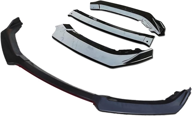 Wivplex 3 Pcs Car Front Bumper Lip Body Kit Spoiler for VW Transporter - Image 1