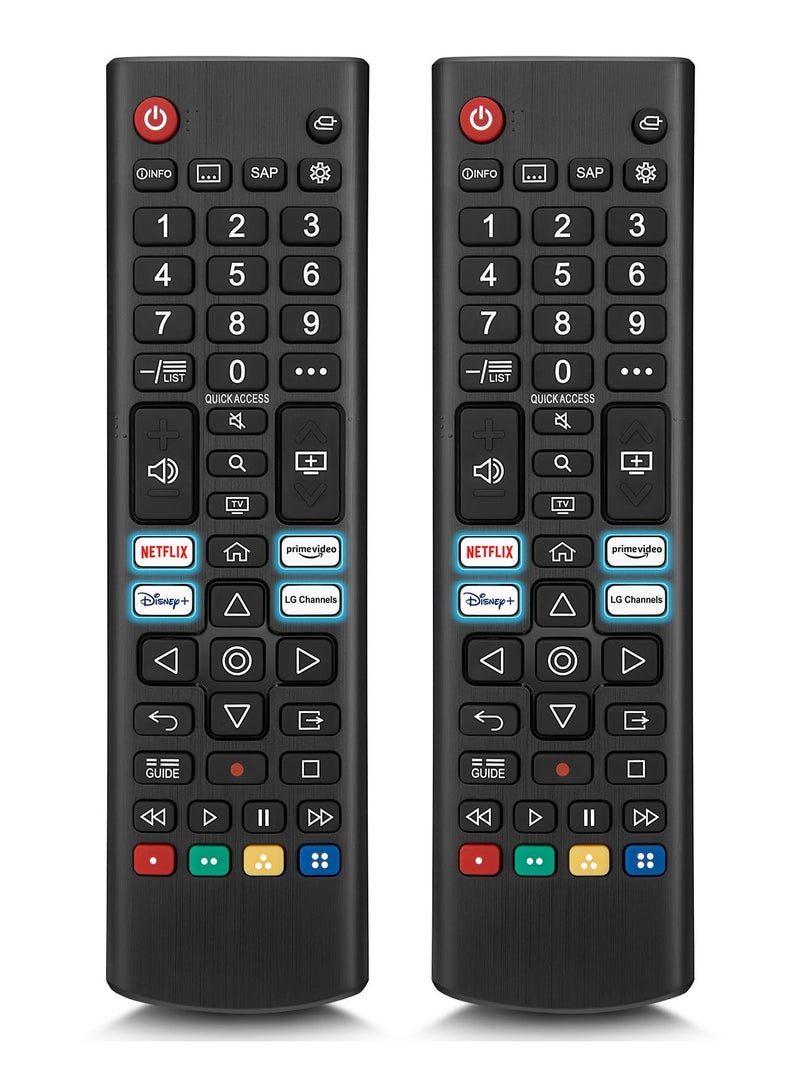Anmi Universal for LG Smart TV Remote Control Replacement (Pack of 2) - Image 1
