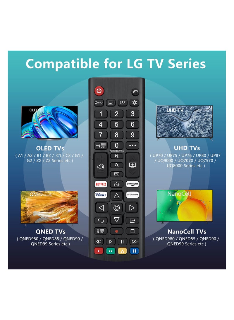 Anmi Universal for LG Smart TV Remote Control Replacement (Pack of 2) - Image 2