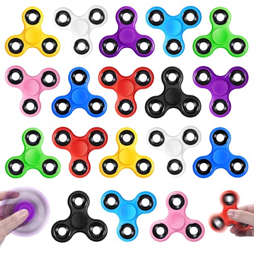 SCIONE 18 Pack Fidget Spinner Toy Bulk for Kids Adults Fidget Toys BulkHand Spinner for Goodie Bags Stuffers for Kids Classroom Prizes Student Gifts Teacher Birthday - Image 1