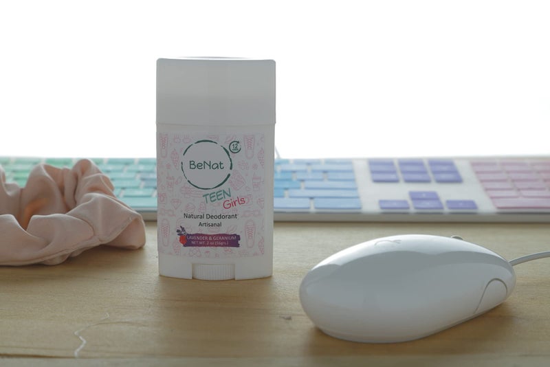 BeNat All Natural Deodorant For Teen Girls 100% Natural Aluminum-Free Carcinogen Free Kids Deodorant For Girls Clinically Proven To Be Safe For Children and Teenagers - Image 5