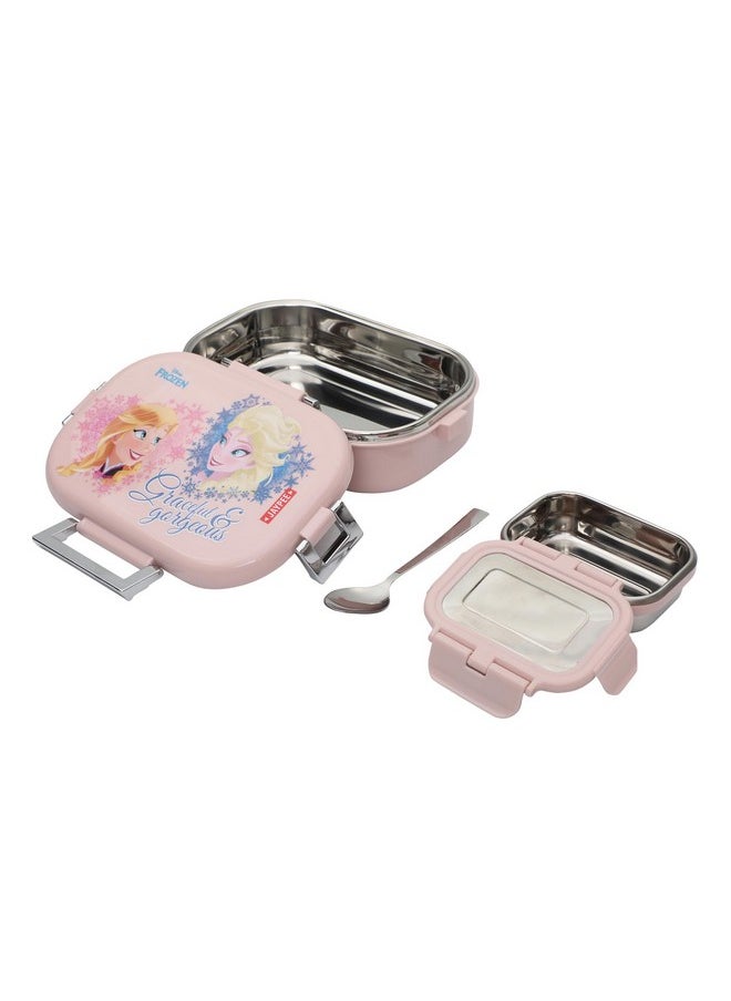 JAYPEE JAYPEE Stainless Steel Insulated Lunch Box Topsteel Graceful & Gorgeous, Pink, 600 ml, Suitable for School Kids, Girls & Boys  - Image 3
