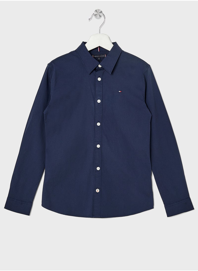 TOMMY HILFIGER Youth Button Down Shirt  - Image 1