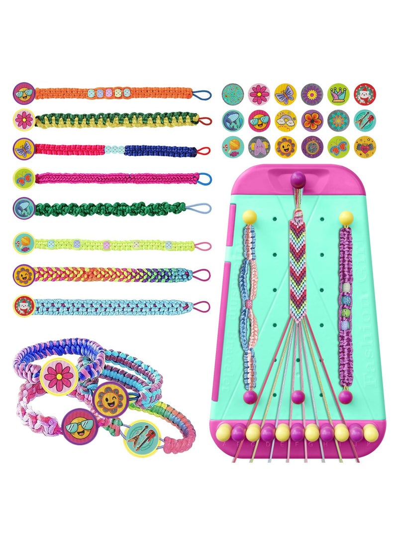 general Handmade DIY Friendship Knitter Bracelet Toy Kids Educational Bracelet Beaded Box Set - Image 1