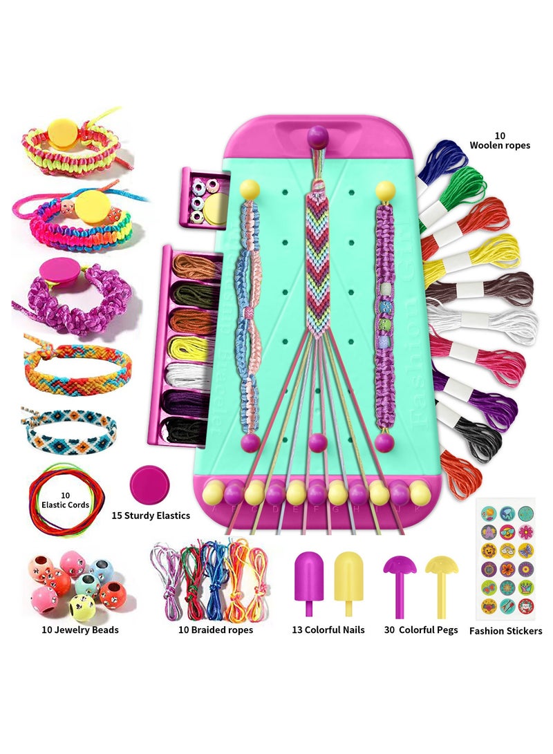 general Handmade DIY Friendship Knitter Bracelet Toy Kids Educational Bracelet Beaded Box Set - Image 2