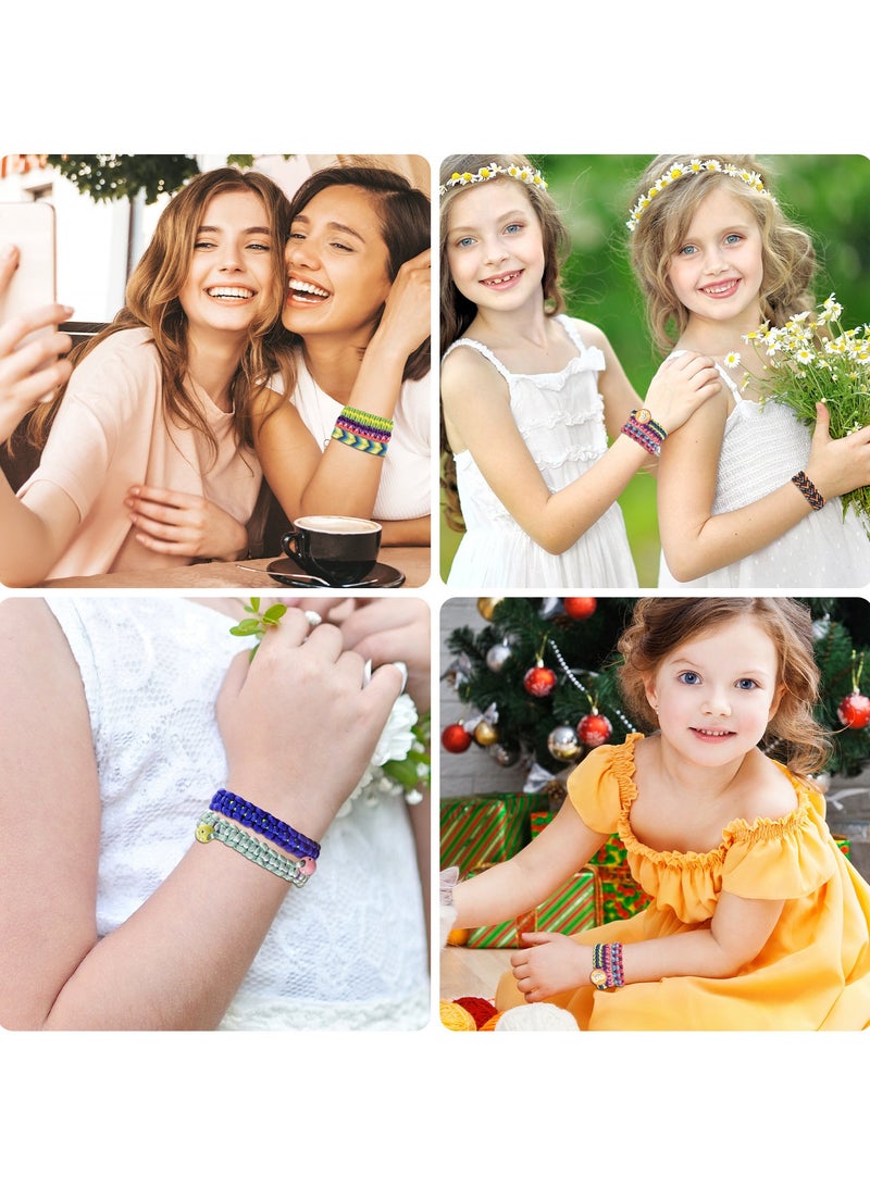 general Handmade DIY Friendship Knitter Bracelet Toy Kids Educational Bracelet Beaded Box Set - Image 3