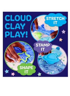 Creativity for Kids Creativity for Kids Sensory Pack Outer Space, Includes fluffy cloud clays, porcupine balls, glow moon and stars, space gems, confetti, and more, Interactive Outer Space-Themed Sensory Kit  - Image 5