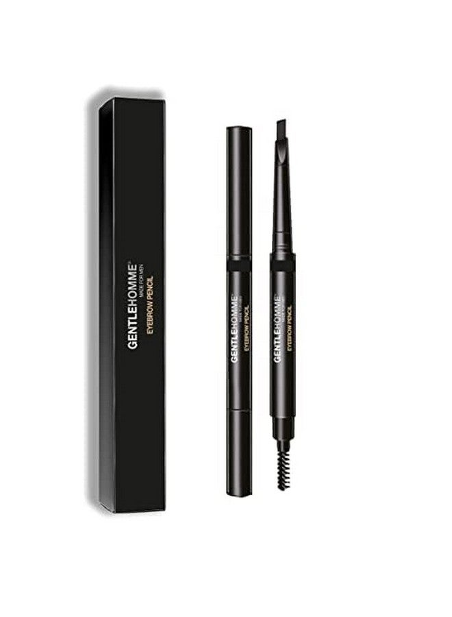 Gentlehomme Mens Eyebrow Pencil Black, Easily Shape Define Fill Eyebrows and Beard, 2 in 1 Brush and Ultra-Thin Pencil, Waterproof Smudge Proof Sweatproof, Durable and Long Lasting (Black) - Image 3