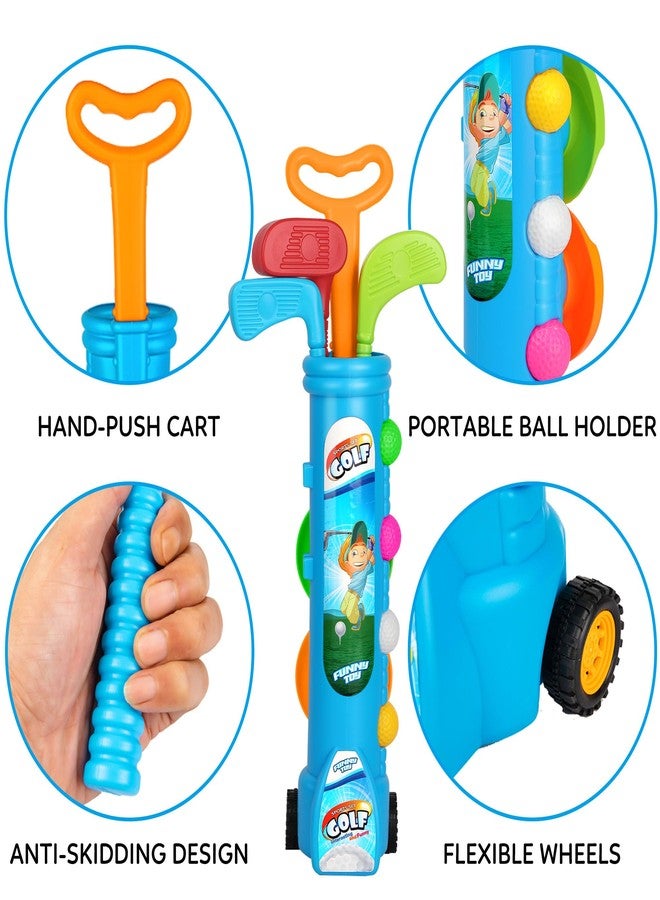 Liberry Toddler Golf Set with Cart, Plastic Golf Clubs & Balls for Kids Ages 1 2 3 4 5, Indoor Outdoor Sports Toys Birthday Gift for Boys & Girls - Image 3