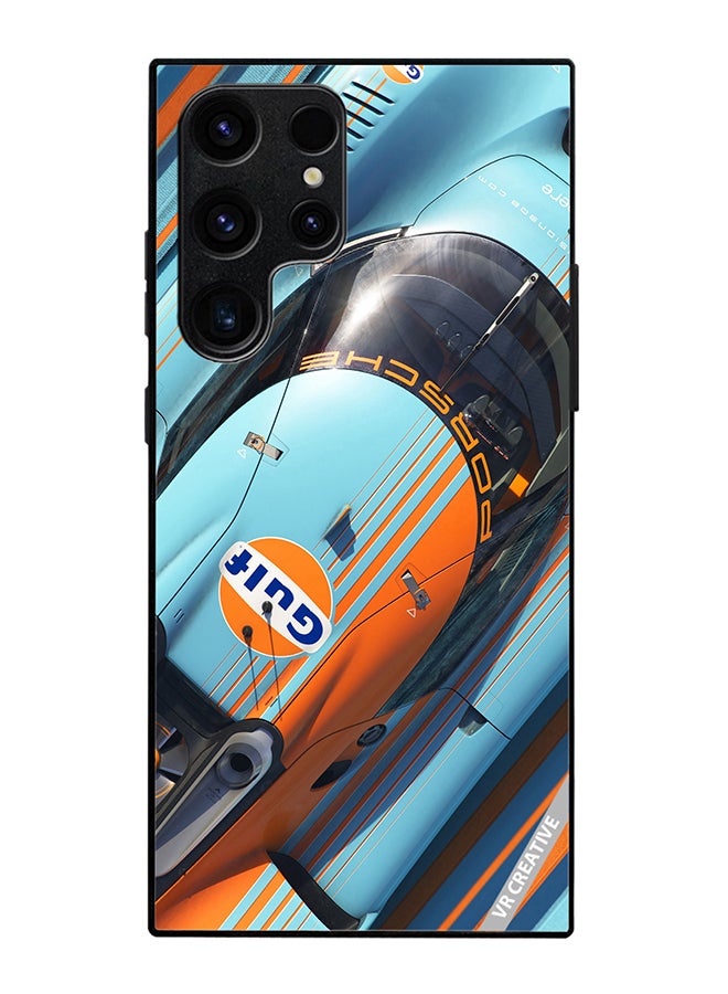 Protective Case Cover For Samsung Galaxy S25 Ultra Porsche Gulf Design Multicolour