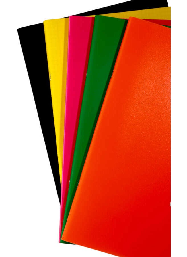 Mynote Text Neon A4 80 Sheets Plastic Cover Notebook  - Image 2