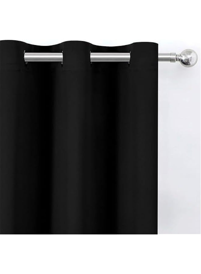 TRASSLE Blackout Curtains for Bedroom and Living Room - 2 Panels Set Thermal Insulated Room Darkening Curtains  - Image 5