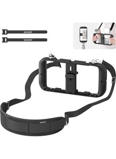 Neewer NEEWER PA025 Smartphone Video Rig with Mobile Phone Cord for Hanging, Phone Cage Phone Stabiliser Vlogging Cage with Accessory Shoe Tripod Mount for TikTok/YouTube, Compatible with iPhone Samsung  - Image 1