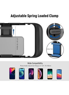 Neewer NEEWER PA025 Smartphone Video Rig with Mobile Phone Cord for Hanging, Phone Cage Phone Stabiliser Vlogging Cage with Accessory Shoe Tripod Mount for TikTok/YouTube, Compatible with iPhone Samsung  - Image 5