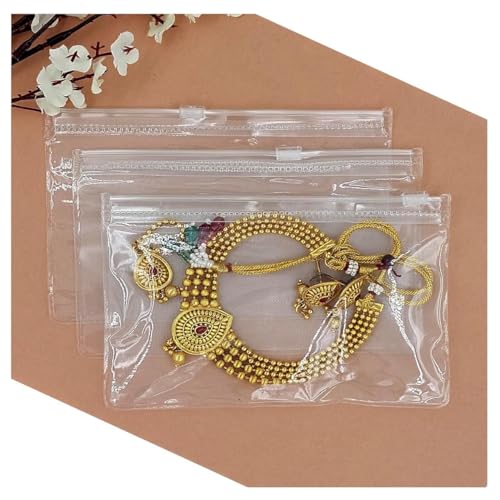 pristu Multipurpose Storage Pouch Jewellery Pouch Makeup Pouch Travel Accessories Pouch Jewellery Organiser Zip Lock Pouch Cosmetic Organizer Storage Organizer Stationery Pouch (30) - Image 1