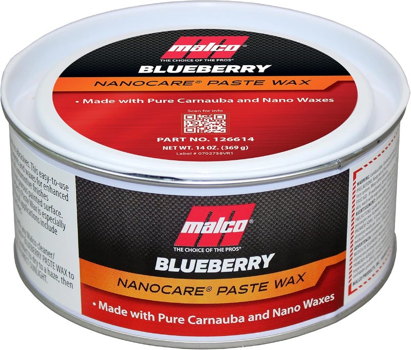 Malco Nano Care Blueberry Paste Wax - 14 Oz - Image 1