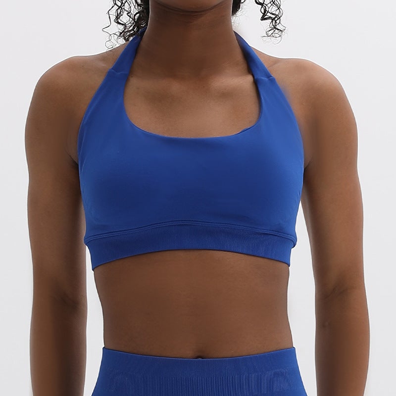 Jenny'S New Halter Neck Sports Bra For Women, Beautiful Back Yoga Fitness Running Sports Outdoor Yoga Top - Image 1