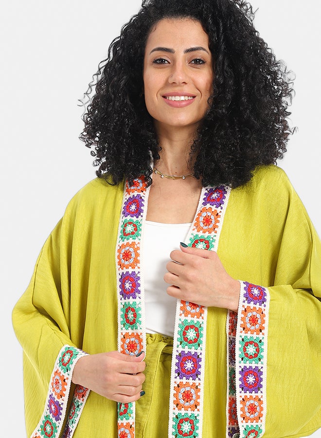 Red Circle Women's plain kimono suit - Image 4