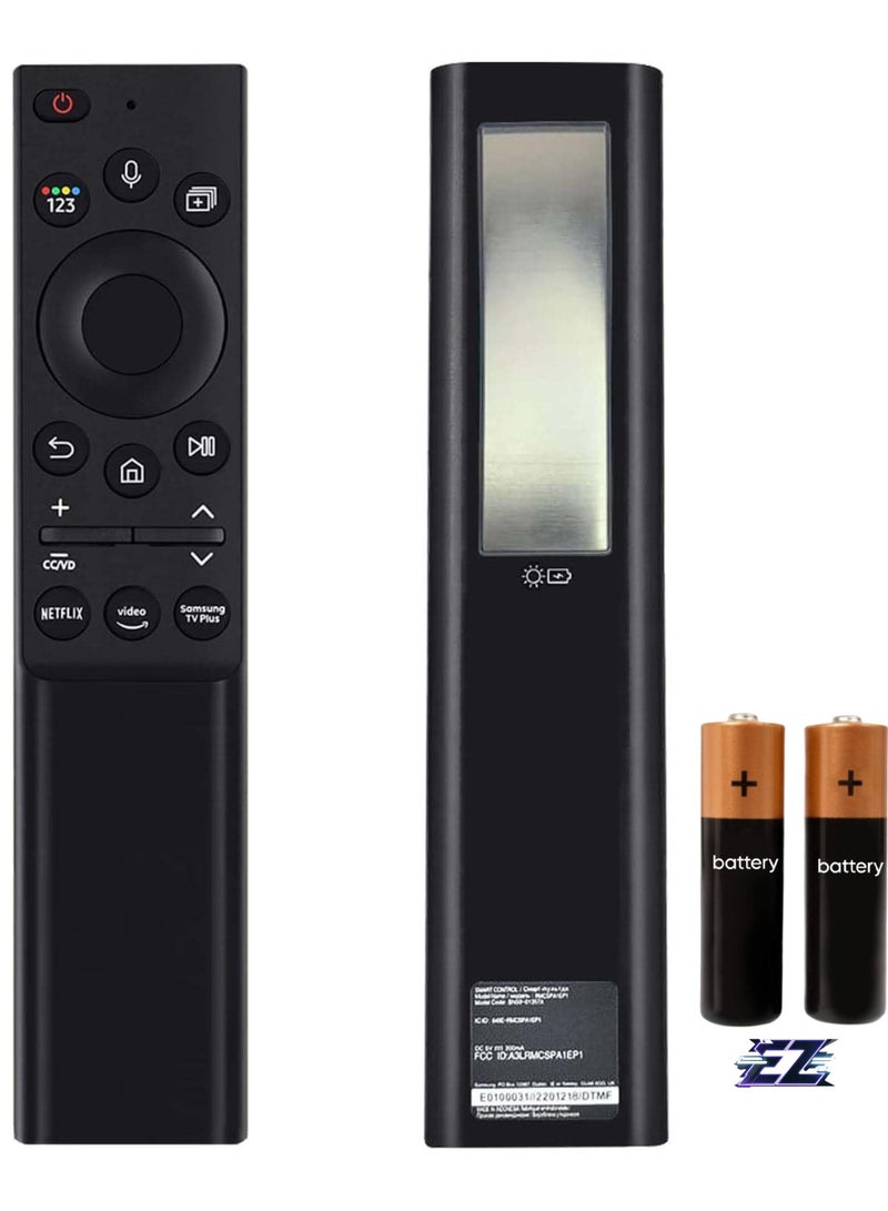 ELTRAZONE Original Voice Remote Control Solar Charging BN59-01357A for Samsung Smart TVs 2021 2022 2023 Also Bn59-01358F Full Function Replacement with battery - Image 1