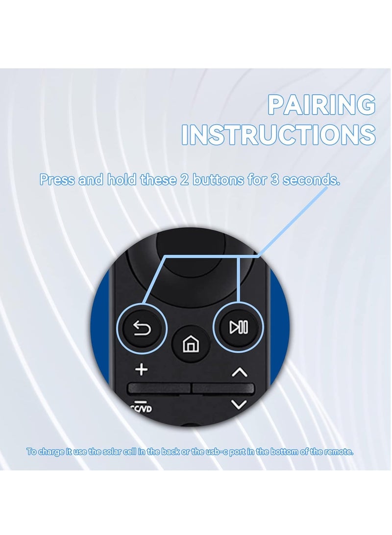 ELTRAZONE Original Voice Remote Control Solar Charging BN59-01357A for Samsung Smart TVs 2021 2022 2023 Also Bn59-01358F Full Function Replacement with battery - Image 4