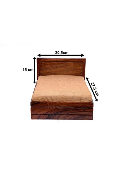 CRAFT D ARTS CRAFT D ARTS Ladu Gopal Storage Bed Smallsingle Rosewood Polished wood Brown  - Image 2