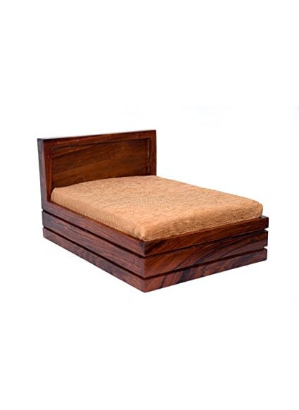 CRAFT D ARTS CRAFT D ARTS Ladu Gopal Storage Bed Smallsingle Rosewood Polished wood Brown  - Image 3