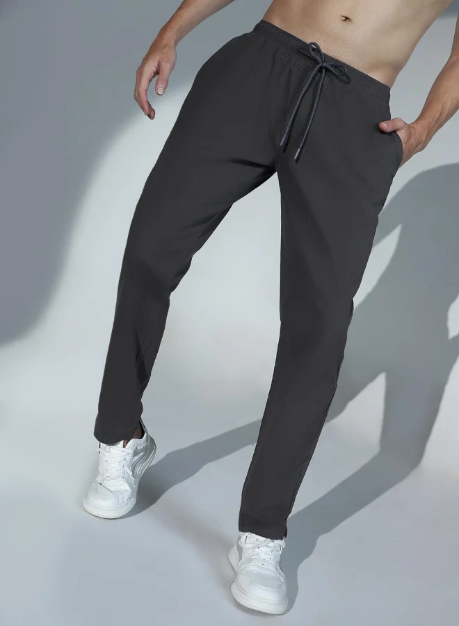 Hubberholme Dark Grey Pants For Men