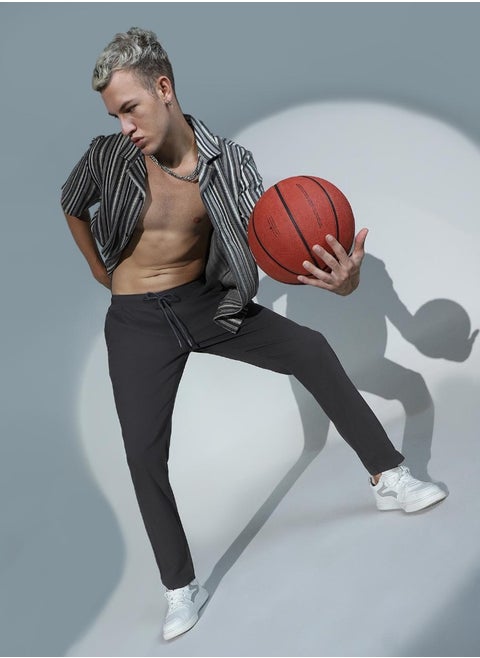 Dark Grey Pants For Men