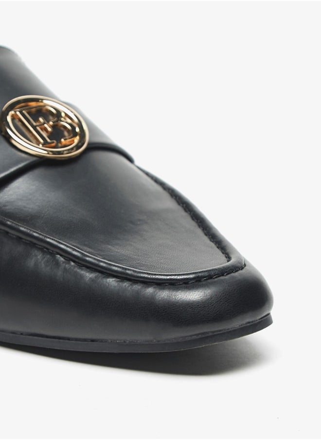 Flora Bella By Shoexpress - Slip-On Mules with Metal Accent - Image 1
