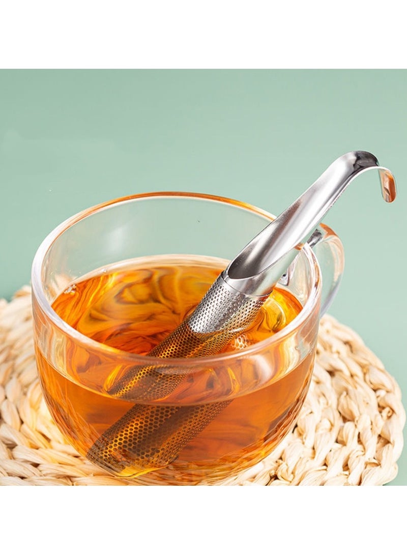Stainless Steel Tea Strainer, Tea Infuser Filter Retractable Tea Strainer Tea Tool for Loose Tea, Coffee, Spices  - Image 5