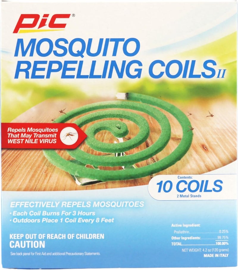 PIC Mosquito Repellent Coils (Box of 10 Coils), Package May Vary | insect-repellants - Image 1