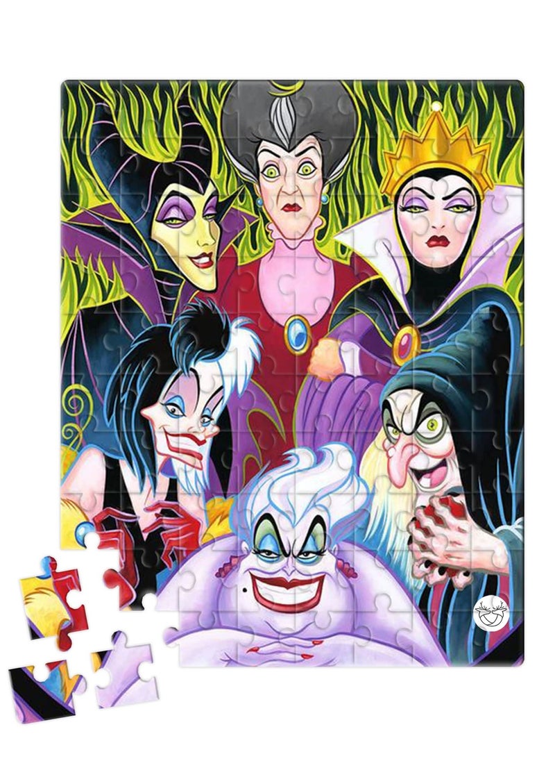 Reeman Design Puzzle printed with the design of Disney villains 