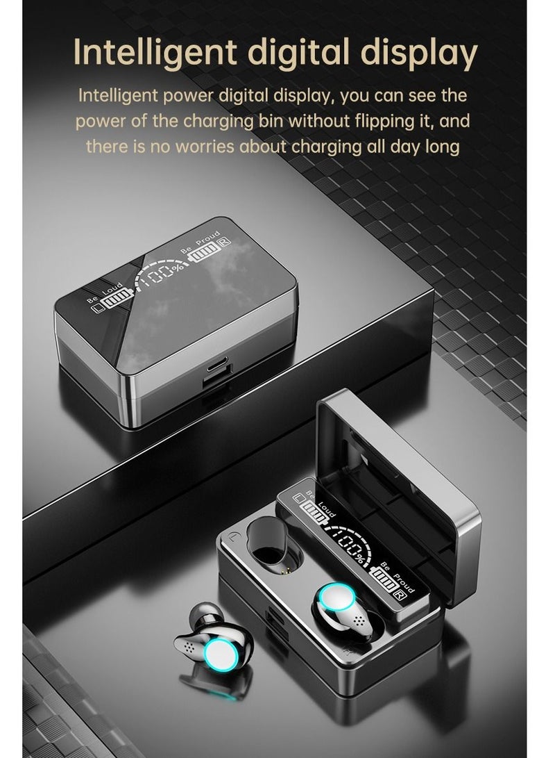 X3 B TWS BT 5.1 Wireless Touch Control Earphones With 2000mAh Magnetic Charging Case