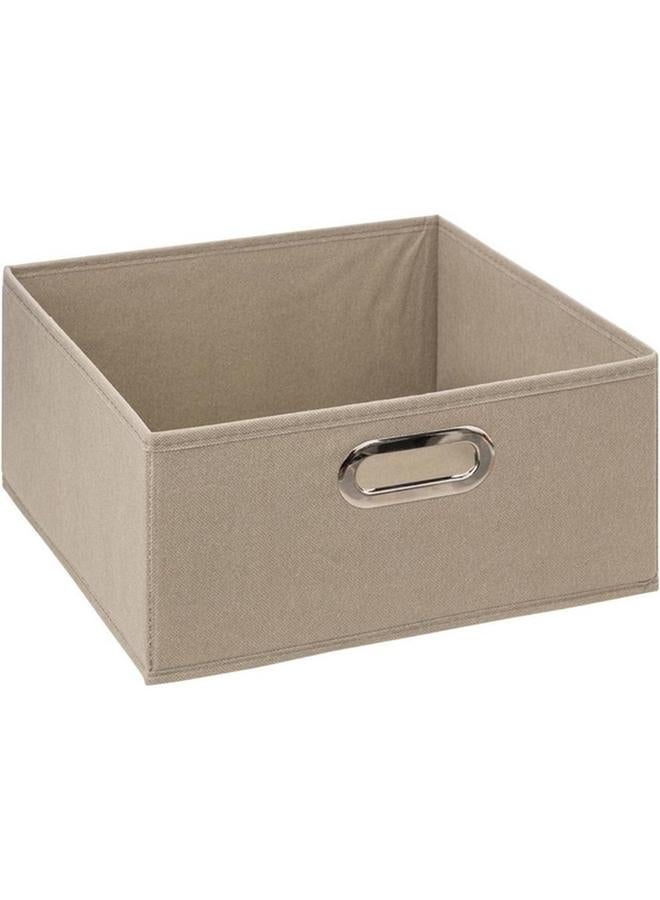 Five Simply Smart Polypropylene and Metal Foldable Storage Box Beige 31 x 15cm 138886O - Image 1
