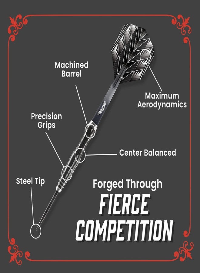 Shot! DARTS TRIBAL WEAPON 4 SERIES-STEEL TIP DART SET- 90% TUNGSTEN-26GM - Image 4
