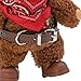 aimpiwt Western Cowboy Doll Clothes Set 17cm Fashion Dolls Outfit with Hat Scarf Belt Shoes for Display and Photoshoot - Image 4