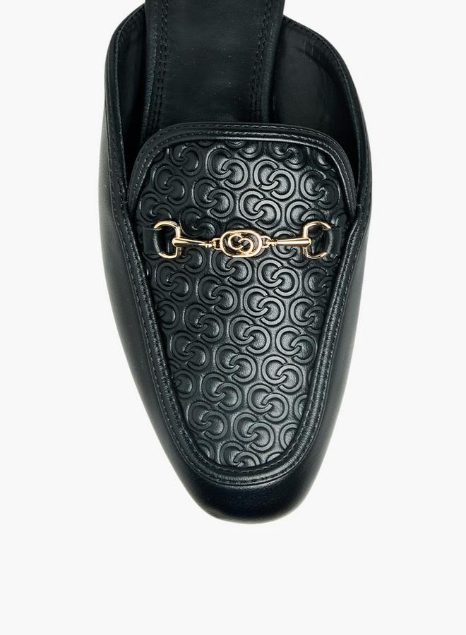 سيليست نساء أحذية مولز بنقش شعار - Image 4