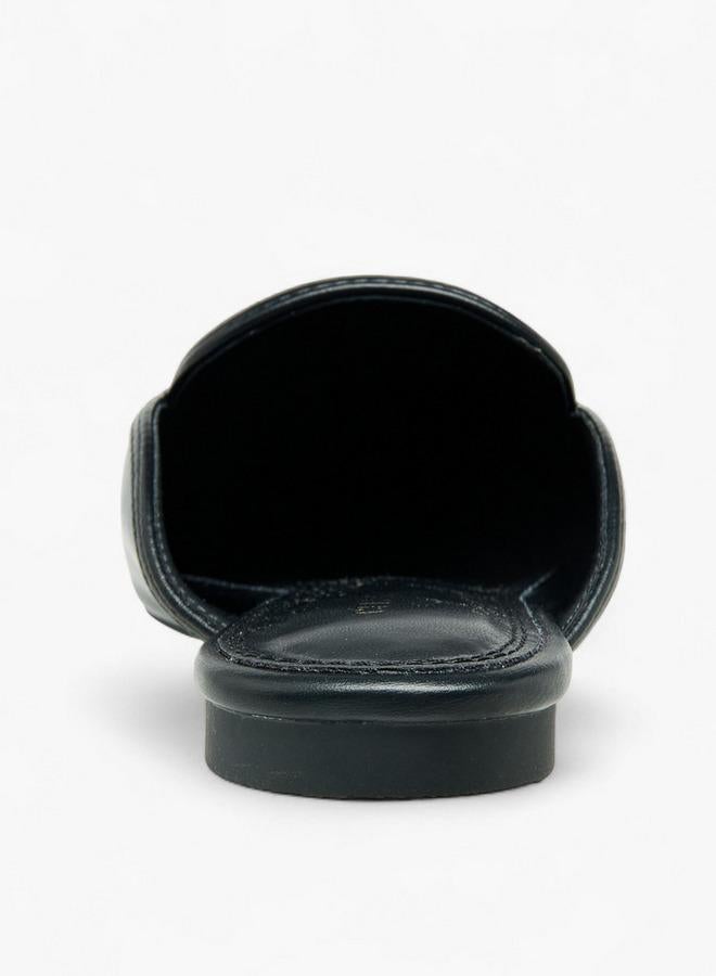 سيليست نساء أحذية مولز بنقش شعار - Image 5